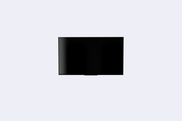 Tv Lcd on white with clipping path