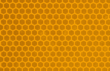 Yellow Reflective Sign Surface