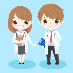 cute cartoon doctors