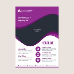 Corporate business annual report brochure flyer design. Leaflet cover presentation. Flier with Abstract geometric background. Modern publication poster magazine, layout template A4 flyer