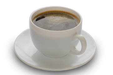 coffee cup  in white background and isolated
