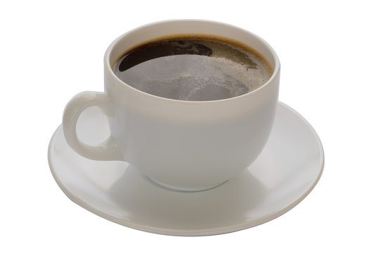coffee cup  in white background and isolated