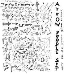 Business doodles sketch vector ink eps10