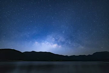 Fotobehang Nacht Vreedzame sterrenhemel achtergrond