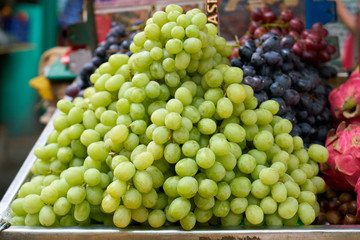 grapes at the market
