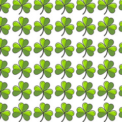 Shamrock seamless pattern