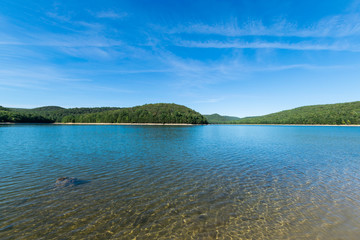 Overlooking Long Pine Reservoir in Michaux State Forest, Pennsyl
