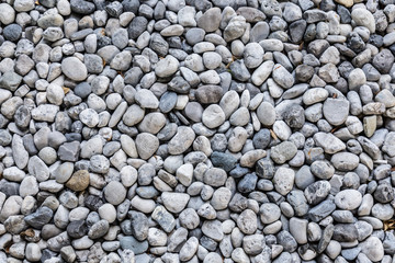 round pebble stone texture background