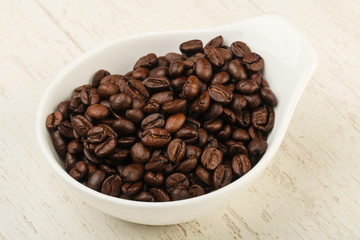 Roasted coffee beans