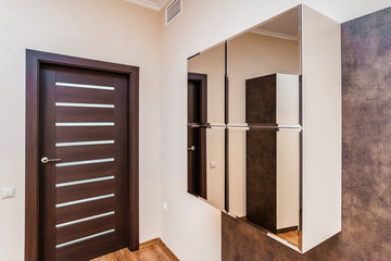 Mirror cabinet mounted on a wall