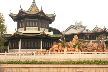 Traditional Chinese Building in Guangzhou, China
