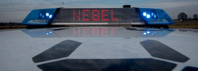 Blaulicht Nebel