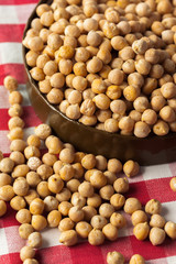 Soybean in wood bowl