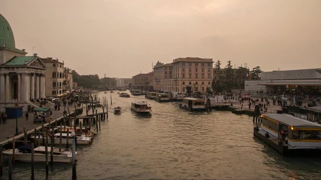 Canal Grande, Venezia sunset timelapse