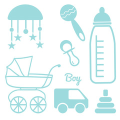 Baby and Newborn Set for a Boy