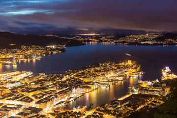Bergen from above