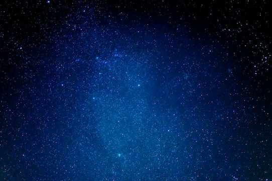 Beautiful scenery of night sky with stars