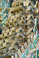 Bangkok, Thailand. Close view of religious sculpture