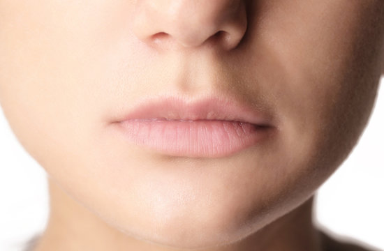 Close-up of woman's lips 