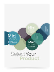 Option select infographic banner