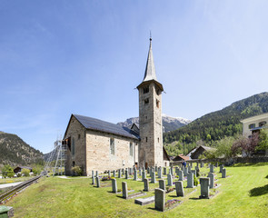 Zillis chiesa in Svizzera