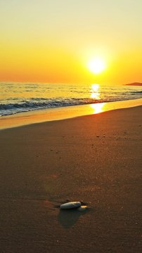 Sunset in Loutsa, Greece