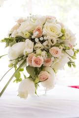 Floral arrangement in a wedding bouquet
