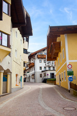 Austrian village Söll in Wilder Kaiser mountain, Tirol