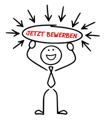 Strichmännchen - jetzt bewerben