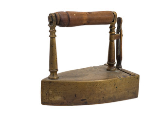 schönes altes antikes bügeleisen