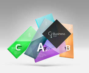 Futuristic abstract template