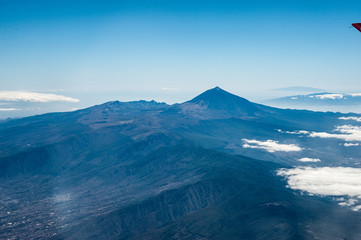 Mountains from plane