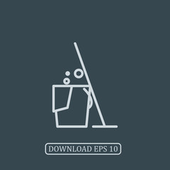 Cleaning icon vector