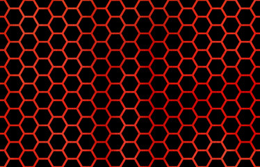 Watercolor geometrical comb pattern.