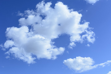 clouds with blue sky
