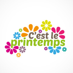 c'est le printemps