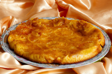 a orange cake homemade