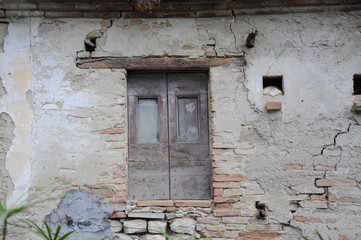 very old wooden window