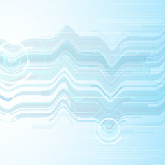 vector background abstract technology communication concept,futuristic background, techno circle