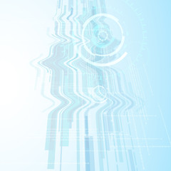 vector background abstract technology communication concept,futuristic background, techno circle