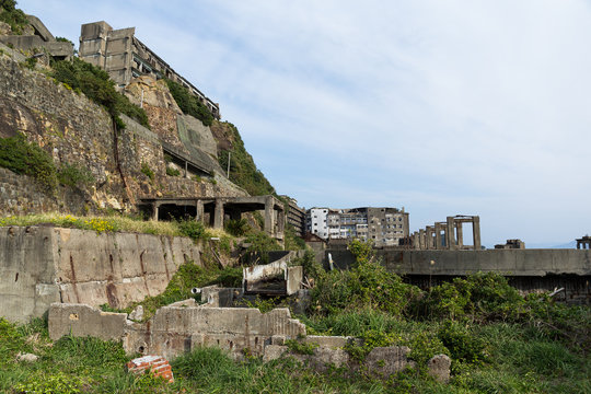 Abandoned Gunkanjima island