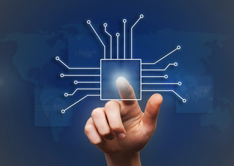 Arbeiten mit moderner Technologie