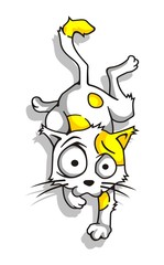 Funny Cat Ready Jump