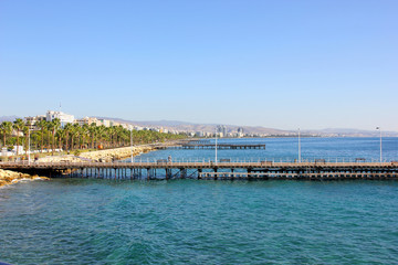 Fototapeta na wymiar View of Limassol city, Cyprus