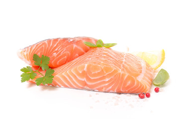 raw salmon