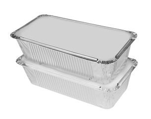 Foil tray for food