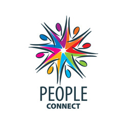 vector logo people