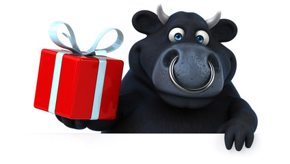 Black bull - 3D Illustration