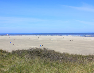 Fototapeta na wymiar Beach in Texel, Holland