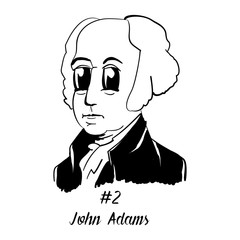 Cartoon Caricature Character Historical Portrait US Presidents Comic Emoticon